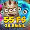 Бездепозитний бонус 55 FS за підтверджений email